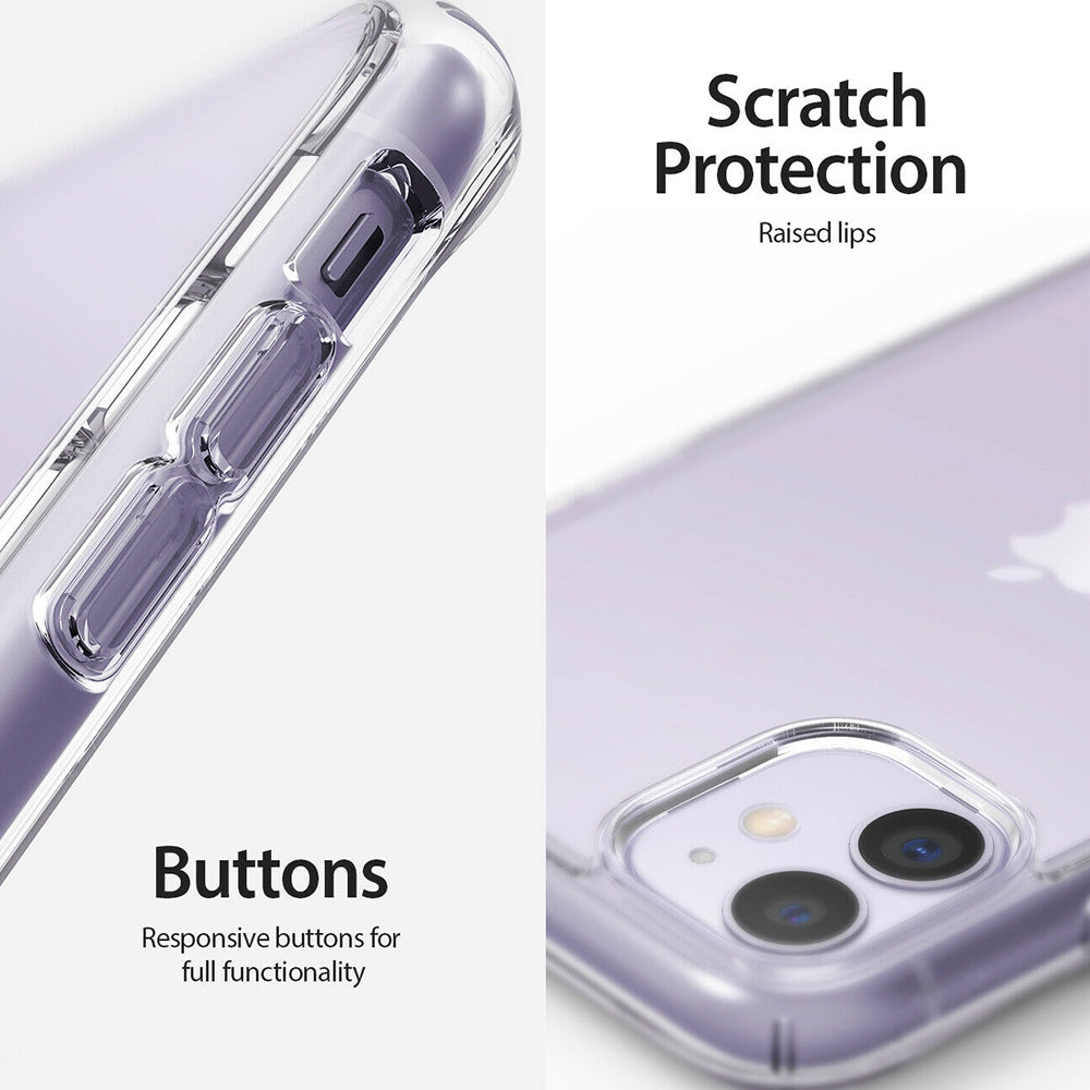 iPhone 11 Clear Shockproof Case Cover - Clear