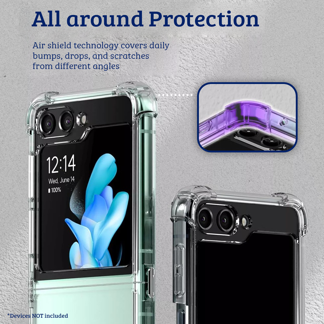 Samsung Galaxy Z Flip6 Compatible Case Cover With Super Protect Case