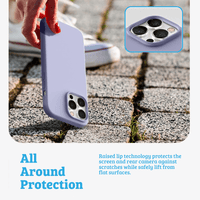Thumbnail for iPhone 16 Plus Soft Silicone Case Cover: Durable, Shock-Proof, Drop-Proof, Smooth Silky Exterior - Stone