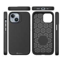 Thumbnail for iPhone 14 Compatible Case Cover With Shockproof Rugged Cover - Black