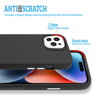 Thumbnail for iPhone 16 Pro Rugged Shockproof Case Cover: MagSafe Compatible, High-Quality, Fingerprint-Resistant, Hard Protection - Black