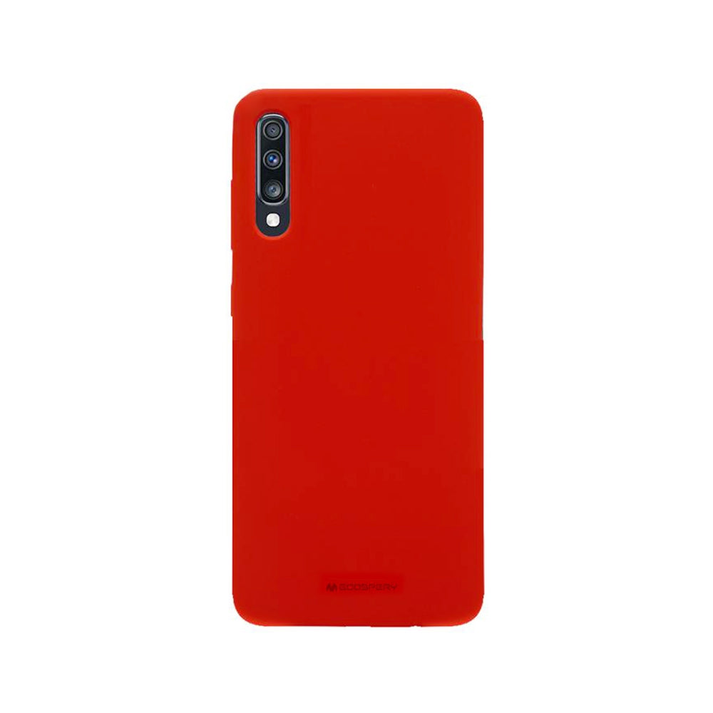 Samsung Galaxy A70 Premium Silicone Case Cover - Grey