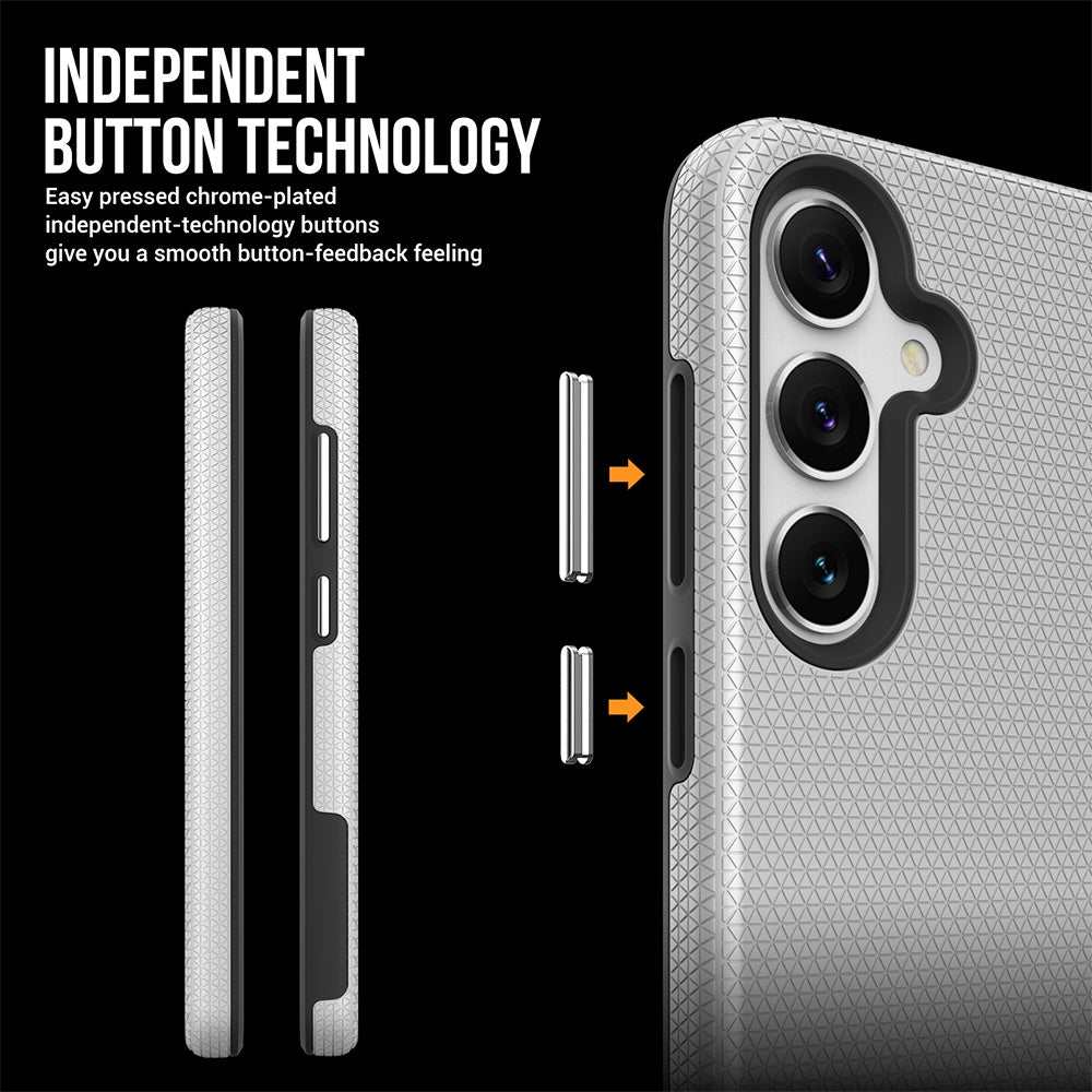 Samsung Galaxy S24 Heavy-Duty Armor Case Cover - Black