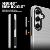 Thumbnail for Samsung Galaxy S24 Heavy-Duty Armor Case Cover - Black