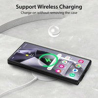 Thumbnail for Hybrid Beatles Shockproof Case Cover for Samsung Galaxy S24 Ultra - Black