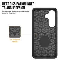 Thumbnail for Samsung Galaxy S26 Plus Heavy-Duty Armor MagSafe Case Cover - Black