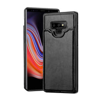 Thumbnail for Samsung Galaxy Note 9 Leather Wallet Flip Case Cover - Black