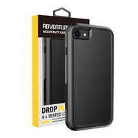 Thumbnail for iPhone 7 Heavy-Duty Armor Case Cover - Black