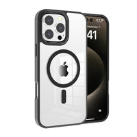 Thumbnail for iphone-16-pro-max-clear-shockproof-magsafe-case-cover-black-166695 Black