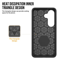 Thumbnail for Samsung Galaxy S26 Heavy-Duty Armor MagSafe Case Cover - Black