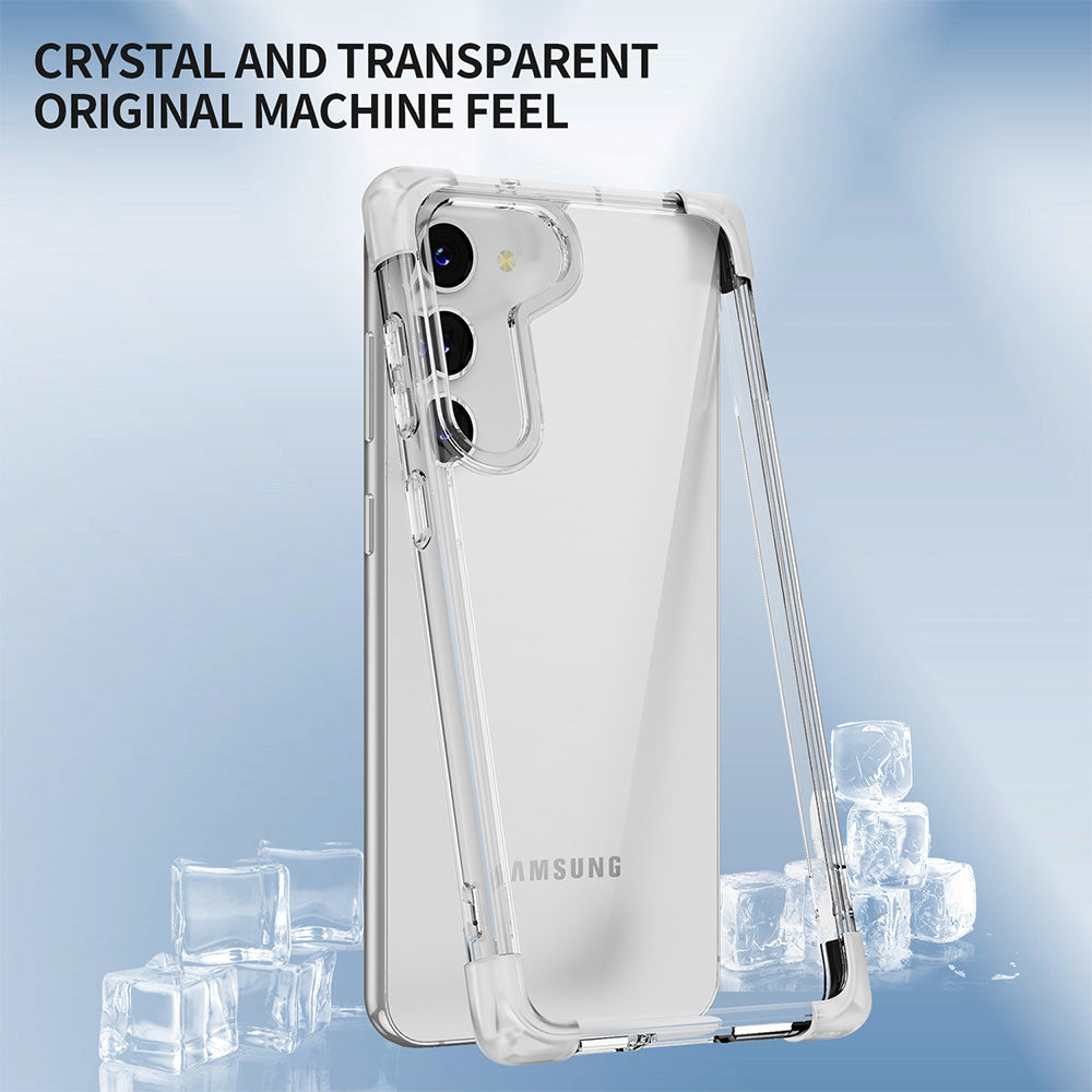 Anti-Shock Space Protective Clear Case Cover for Samsung Galaxy S24 Plus - Transparent