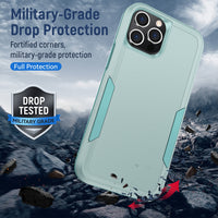 Thumbnail for Dual Layer Shockproof Case Cover for iPhone 13 Pro - Black