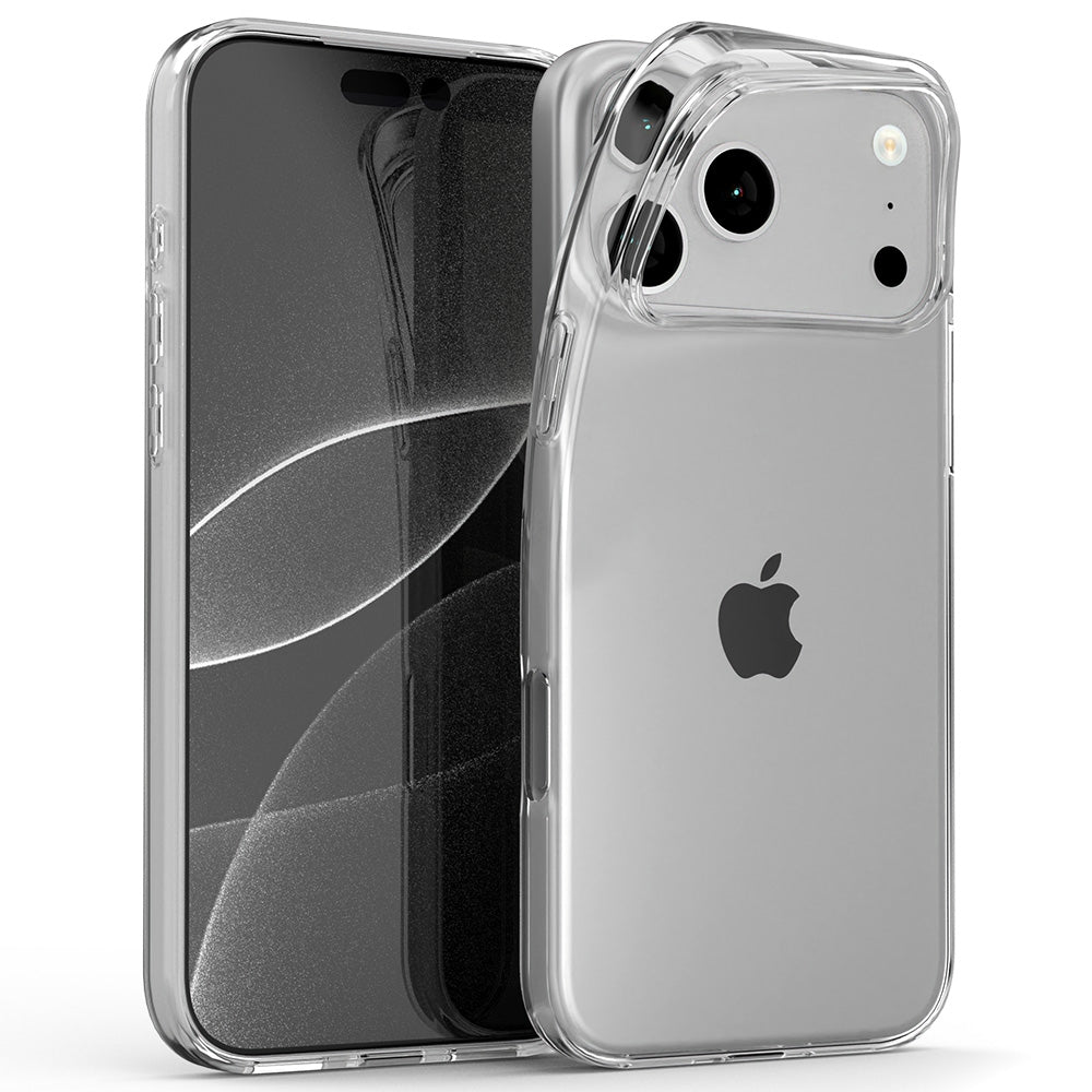 iPhone 17 Pro Max Clear Shockproof Case Cover - Clear