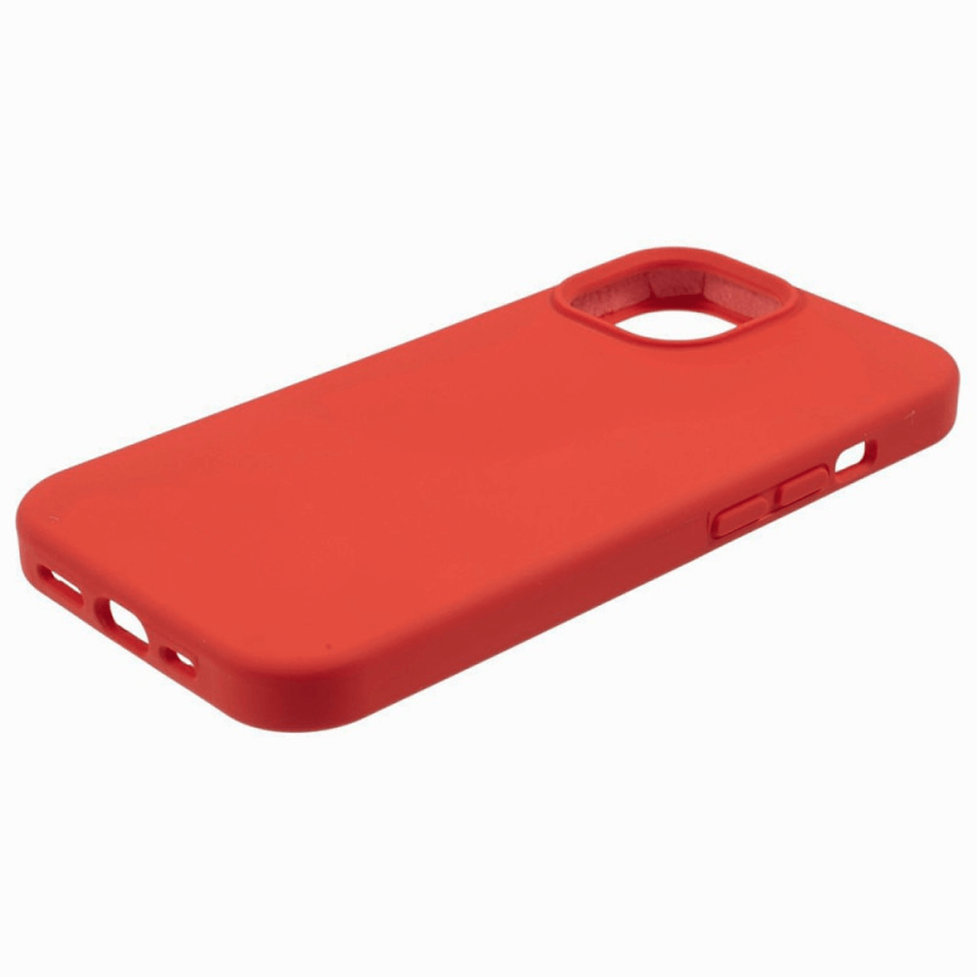 iPhone 13 Compatible Case Cover With Silicone -Red