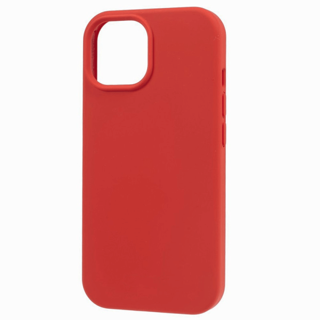 iPhone 13 Compatible Case Cover With Silicone -Red