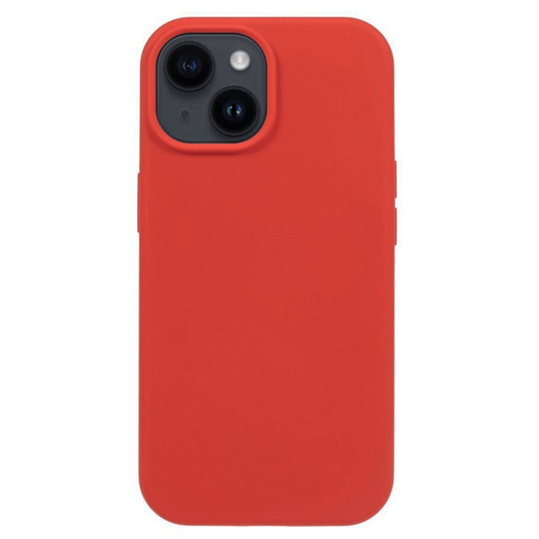 iPhone 13 Compatible Case Cover With Silicone -Red