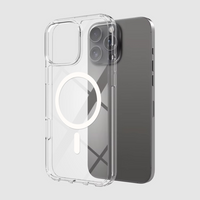 Thumbnail for iPhone 16 Pro Max Clear Case Cover: Acrylic + TPU Construction, Long-Lasting Durability, Enhanced Screen & Camera Protection, Dust & Debris Resistant