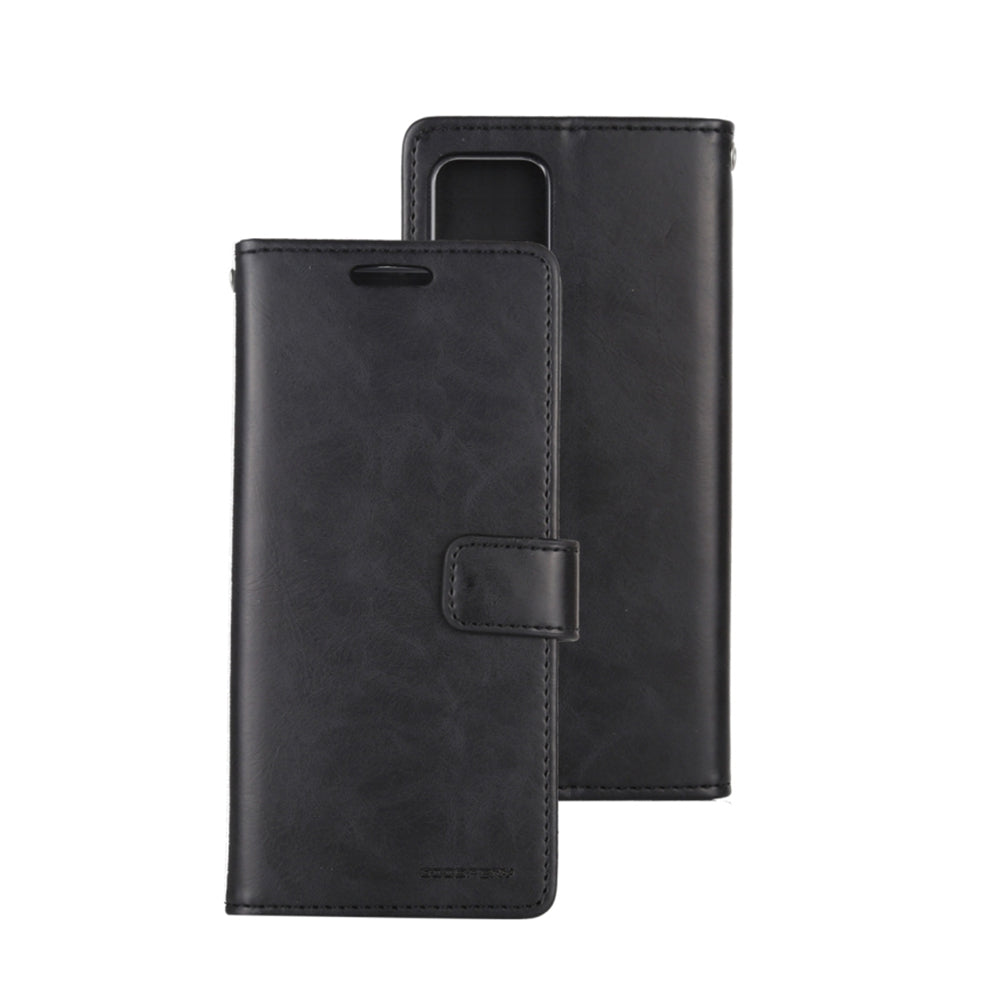 iphone-13-pro-leather-wallet-flip-case-cover-black-21317 Black