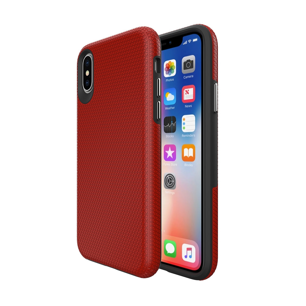 iPhone XR Heavy-Duty Armor Case Cover - Black