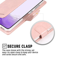 Thumbnail for Samsung Galaxy S23 Leather Wallet Flip Case Cover - Black