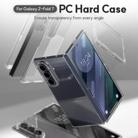 Thumbnail for Samsung Galaxy Z Fold7 Clear Shockproof Case Cover - Clear