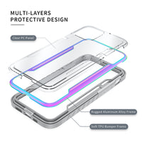 Thumbnail for iPhone XR Heavy-Duty Armor Case Cover - Black