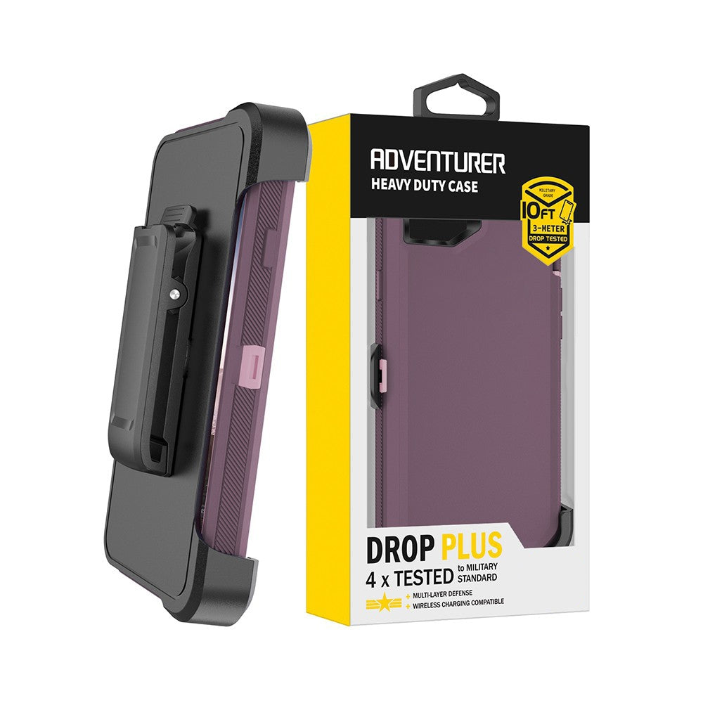 iPhone 6 Heavy-Duty Armor Case Cover - Black