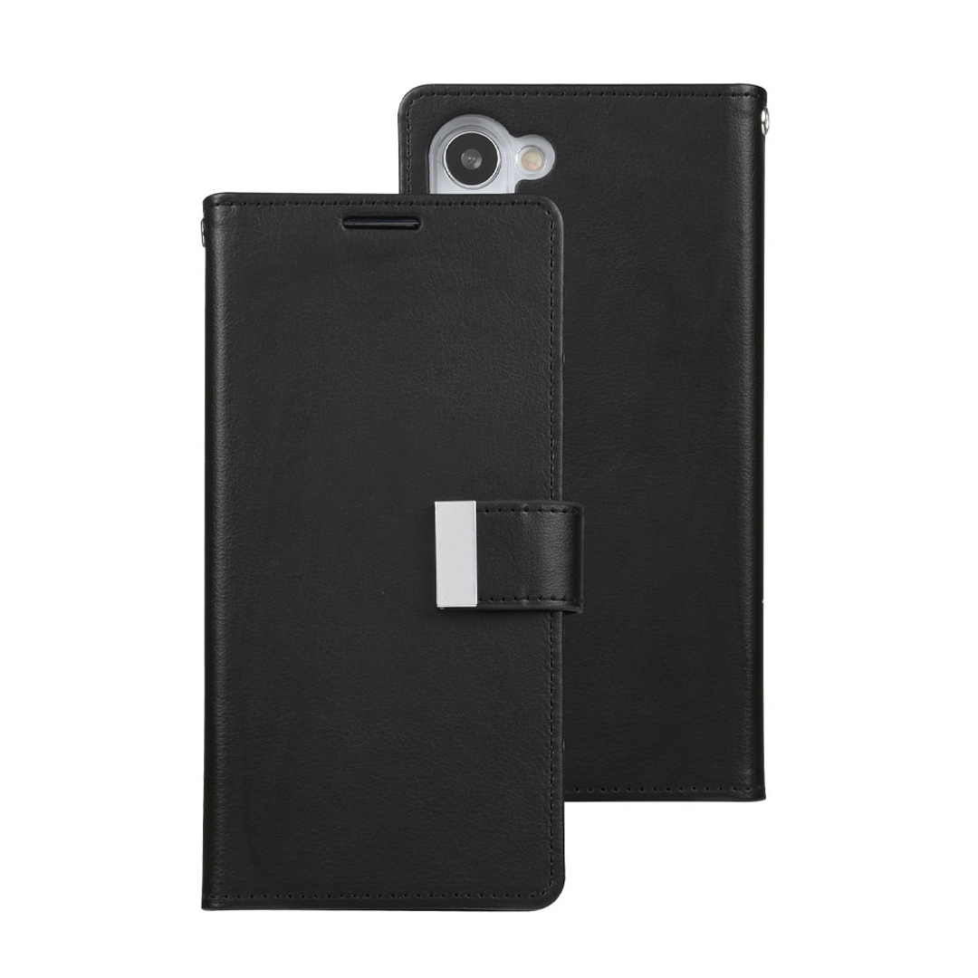 Samsung Galaxy S24 Compatible Case Cover Made Of Rich Diary - Black