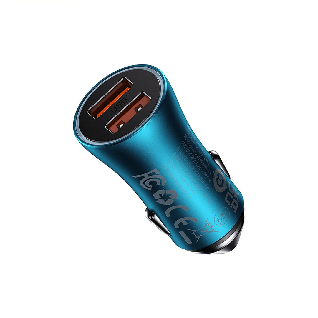 Dual Fast Charger U+U 60W - Experience Ultimate Charging Performance-Blue