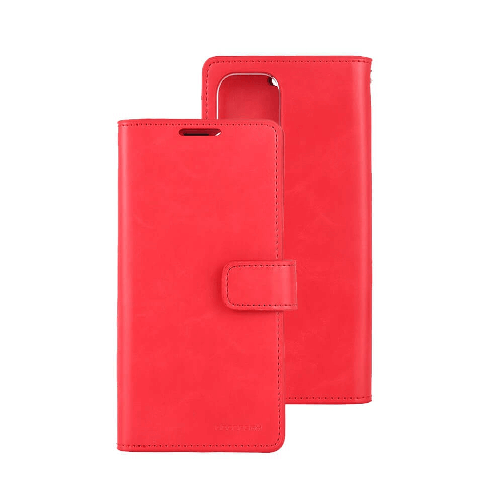 iPhone 14 Plus Compatible Case Cover With Bluemoon Diary - Red