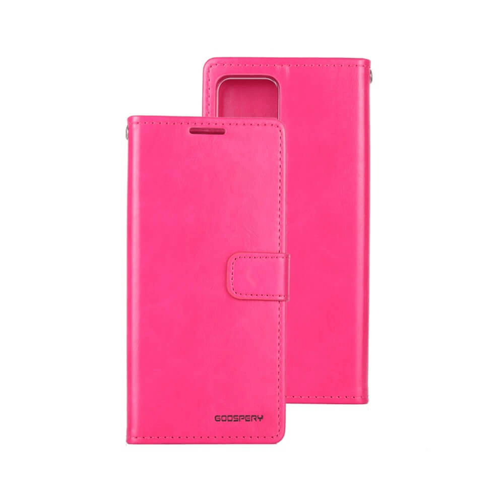 iPhone 14 Compatible Case Cover With Bluemoon Diary -  HotPink