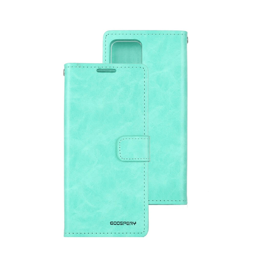 iPhone 14 Pro Compatible Case Cover With Bluemoon Diary - Mint