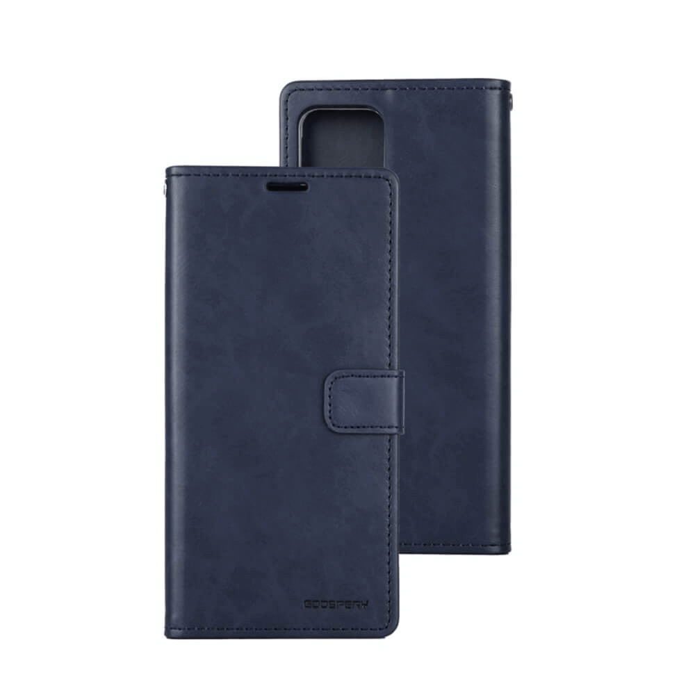 iPhone 14 Compatible Case Cover With Bluemoon Diary -  Navy