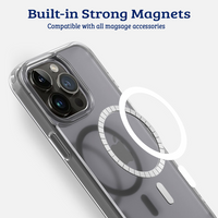 Thumbnail for Crystal clear case with super strong magnetic feature, designed to fit for iPhone 15