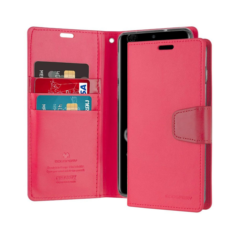 Samsung Galaxy S20 Ultra Leather Wallet Flip Case Cover - Black