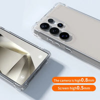Thumbnail for Samsung Galaxy S25 Edge Clear Shockproof Case Cover - Clear