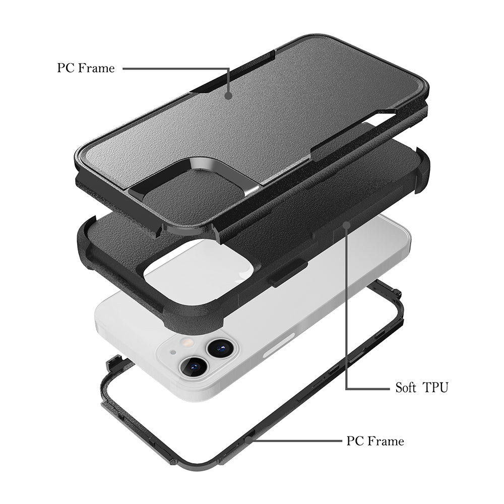 iphone-12-heavy-duty-armor-case-cover-black-22000 Black