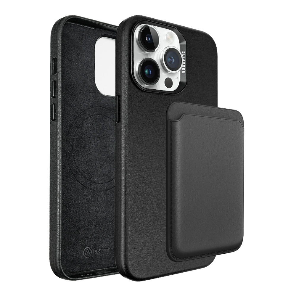 iphone-15-pro-max-leather-wallet-flip-magsafe-case-cover-black-166331 Black