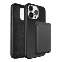Thumbnail for iphone-15-pro-max-leather-wallet-flip-magsafe-case-cover-black-166331 Black