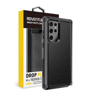 Thumbnail for Samsung Galaxy S22 Ultra Heavy-Duty Armor Case Cover - Black