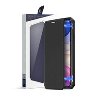 Thumbnail for SKIN-X Series Magnetic Flip Case Cover for iPhone 11 Pro Max - Black