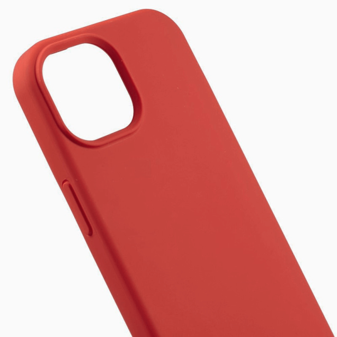 iPhone 13 Compatible Case Cover With Silicone -Red