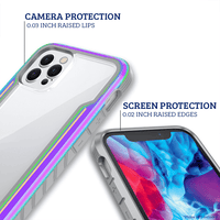 Thumbnail for iPhone 12 Pro Max Compatible Case Cover With Premium Shield Shockproof Heavy Duty Armor -Iridescent