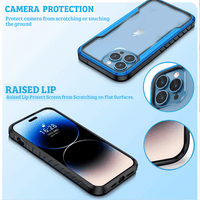 Thumbnail for iPhone 13 Compatible Case Cover With Shockproof Armor Heavy-Duty - Blue