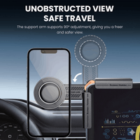 Thumbnail for Magnetic Dashboard Phone Mount Black — Central Console Holder, Universal Fit, Strong Magnetic Hold | Australian Stock