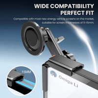 Thumbnail for Magnetic Dashboard Phone Mount Black — Central Console Holder, Universal Fit, Strong Magnetic Hold | Australian Stock