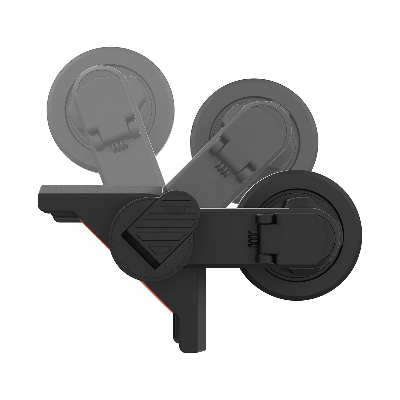 Magnetic Dashboard Phone Mount Black — Central Console Holder, Universal Fit, Strong Magnetic Hold | Australian Stock