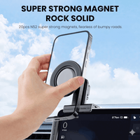 Thumbnail for Magnetic Dashboard Phone Mount Black — Central Console Holder, Universal Fit, Strong Magnetic Hold | Australian Stock