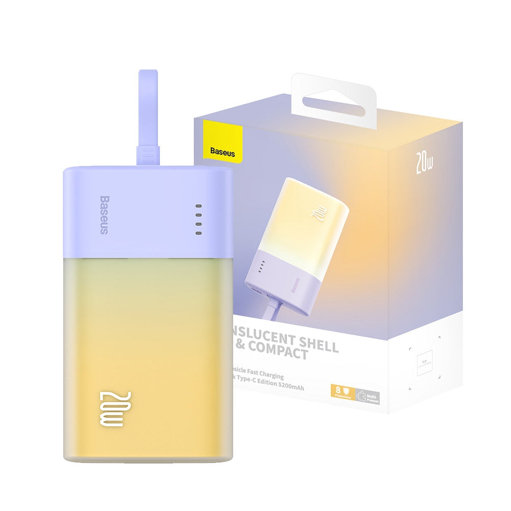 Popsicle Fast Charging Power Bank Type-C Edition 5200mAh 20W - Yellow