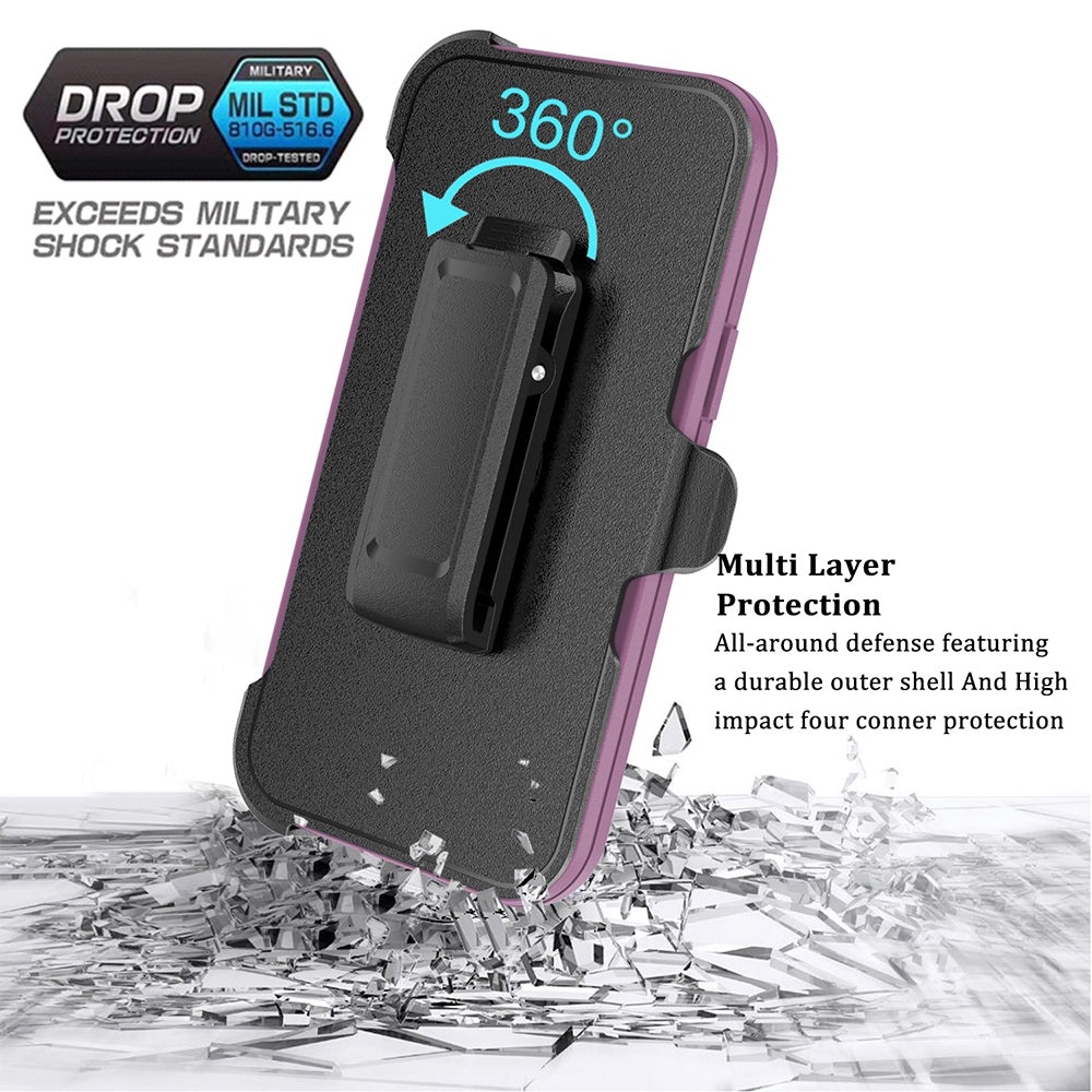 iphone-13-pro-heavy-duty-armor-case-cover-black-22372 Black